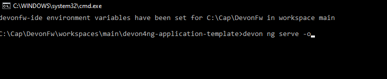 <code>ng serve</code> command